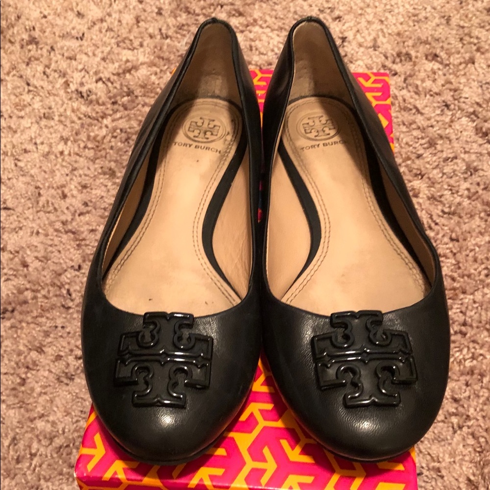 Tory Burch black Melinda flat